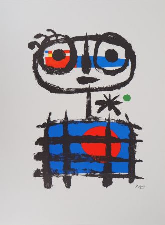 Litografia Miró - Garçon imaginaire