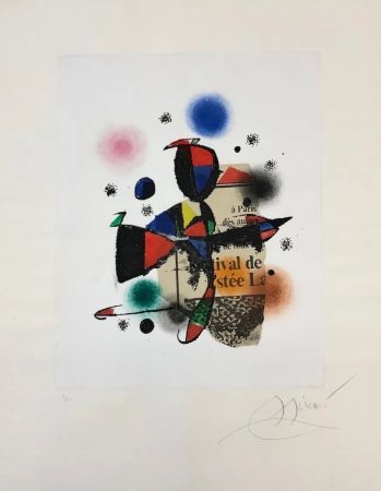 Acquaforte E Acquatinta Miró - Gaudi XV