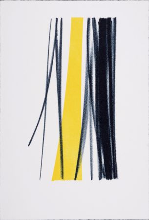 Litografia Hartung - Gedanken (#4), 1987