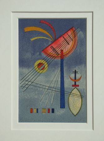 Litografia Kandinsky (After) - Geneigter Halbkreis