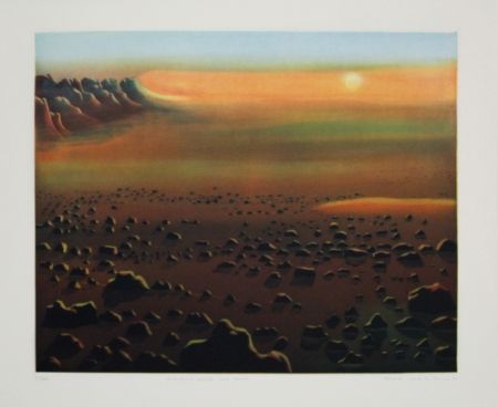 Acquaforte E Acquatinta Maibaum - Genesis:  Wüste und Sonne