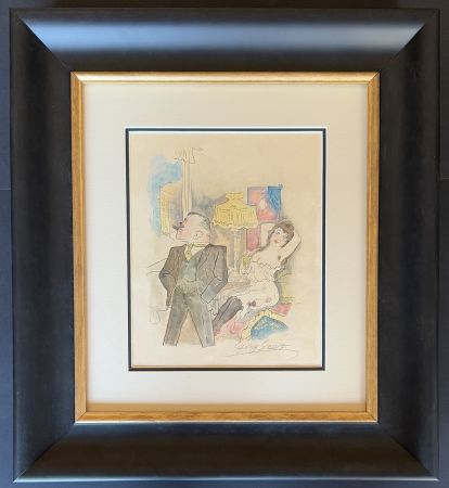 Litografia Grosz - George Grosz (1893–1959) - Kraft und Anmut - Color lithograph - 1923