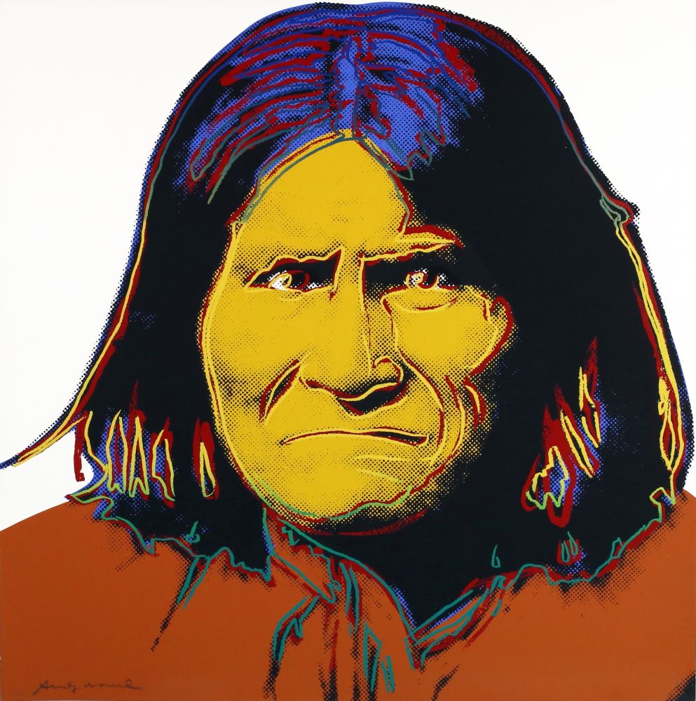 Serigrafia Warhol - Geronimo (FS II.384)