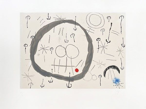 Incisione Miró - Giboulées