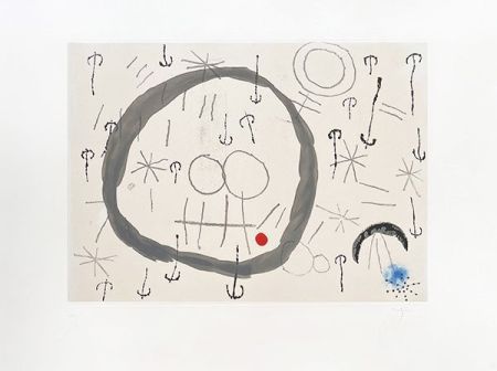 Incisione Miró - Giboulées