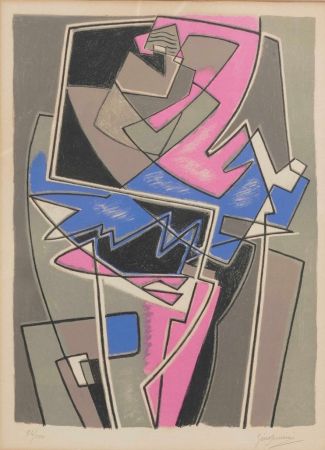 Litografia Severini - Gino Severini (1883–1966) - Ballerine - Lithograph on paper - 1954