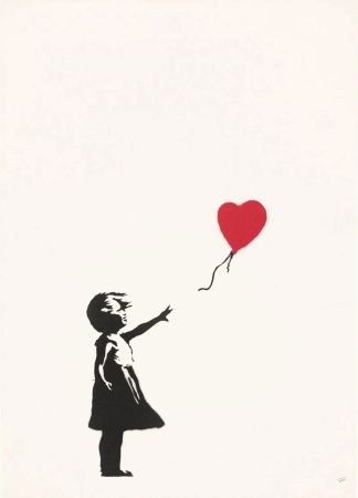 Serigrafia Banksy - Girl With A Balloon (unsigned)