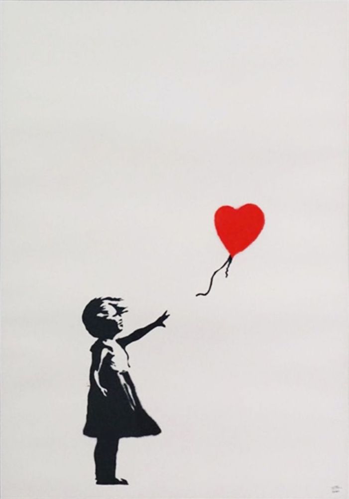 Serigrafia Banksy - Girl with Balloon