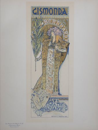 Litografia Mucha - Gismonda - Les Maitres de L’Affiche, 1896