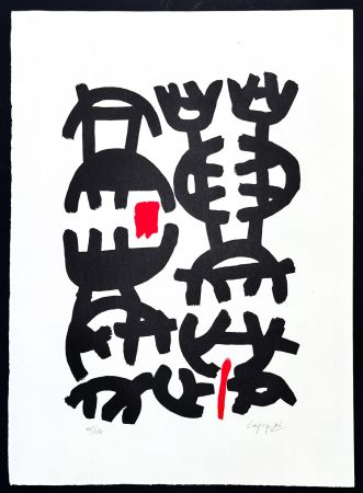 Litografia Capogrossi - Giuseppe Capogrossi (1900–1972) - Lithography on Fabriano paper - 1957