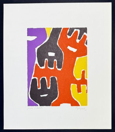 Non Tecnico Capogrossi - Giuseppe Capogrossi (1900–1972) - Zincography on paper - 1961