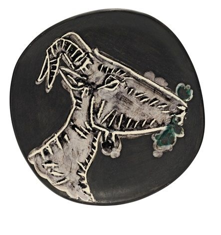 Ceramica Picasso - Goat’s head in profile 