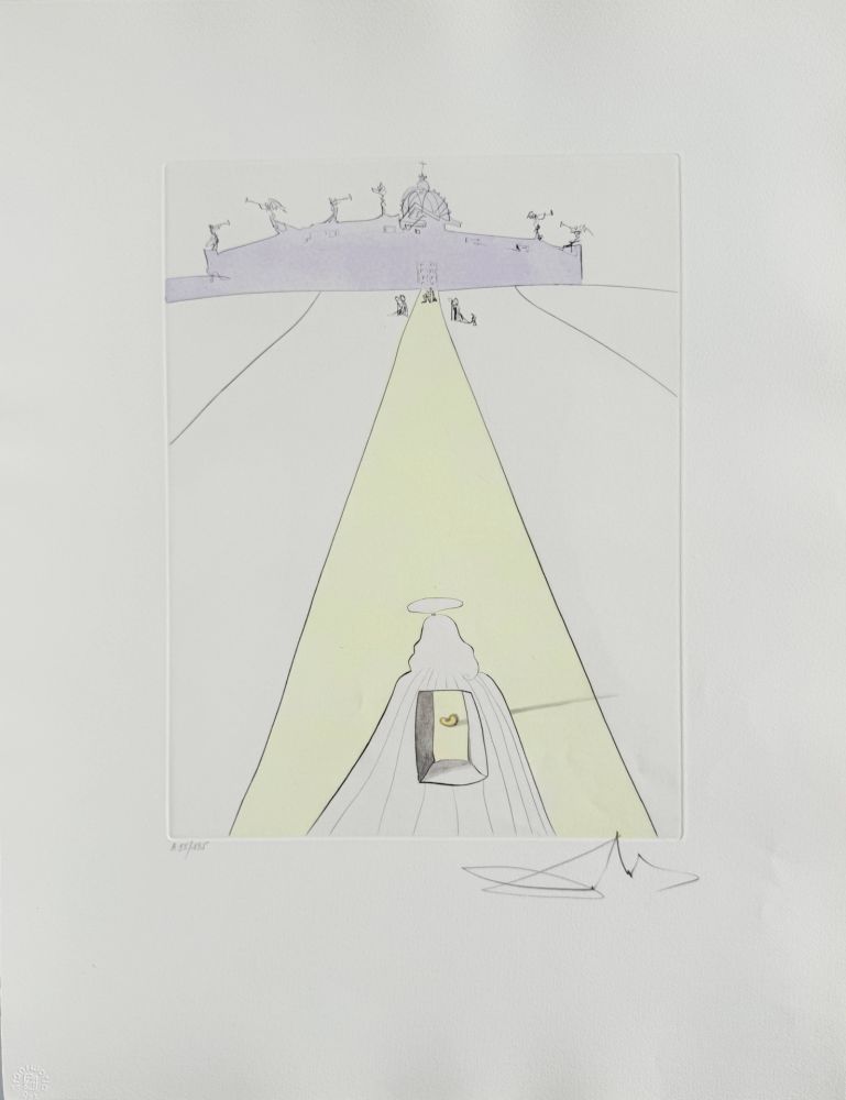 Acquaforte Dali - God, Time, Space, and the Pope