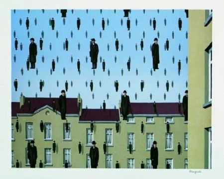 Litografia Magritte - Golconde, 1953