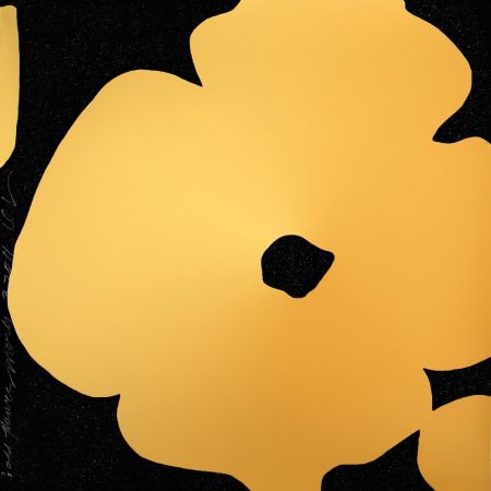 Serigrafia Sultan - Gold Flowers, March 3, 2011