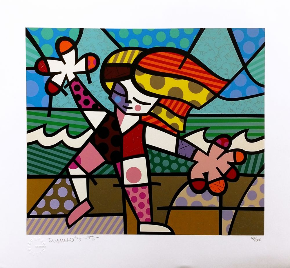 Serigrafia Britto - GOLDEN BEACHES