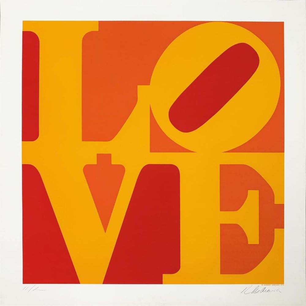 Serigrafia Indiana - Golden Love