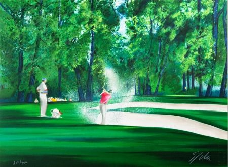 Litografia Spahn - Golf