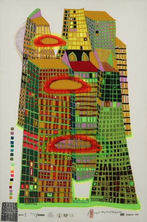 Serigrafia Hundertwasser - Good Morning City