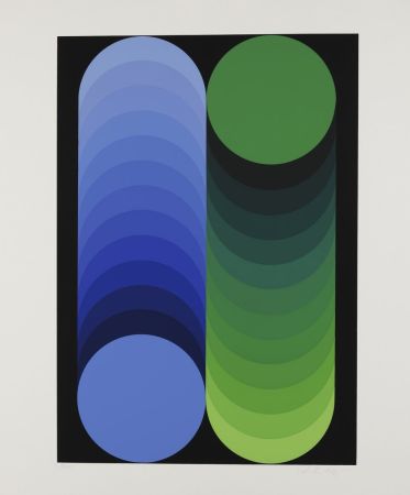 Serigrafia Vasarely - Gordes Kidio