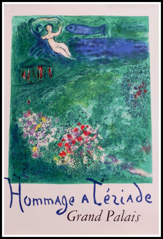 Manifesti Chagall - GRAND PALAIS HOMMAGE A TERIADE