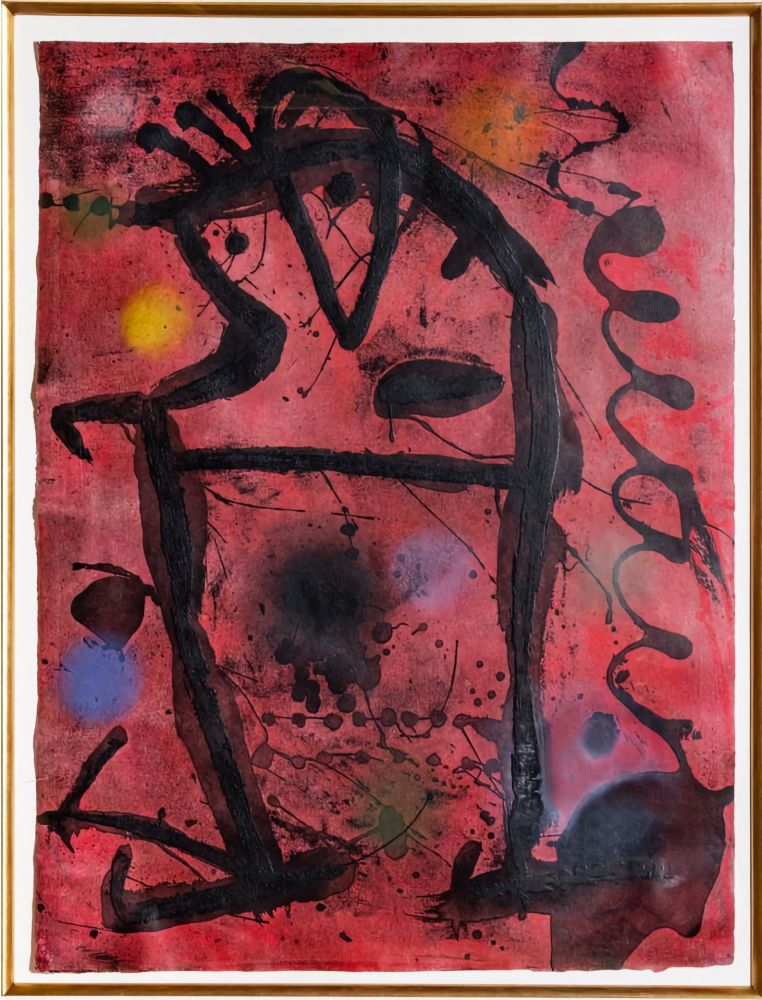 Incisione Miró -  Grans Rupestres VIIm/ Large Cave Paintings VII