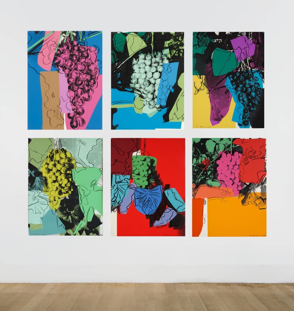 Serigrafia Warhol - Grapes Complete Portfolio