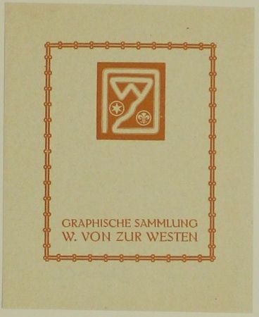 Incisione Su Legno Fölkersam (Von) - Graphische Sammlung W. von Zur Westen