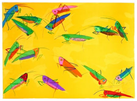 Litografia Ting - Grasshoppers