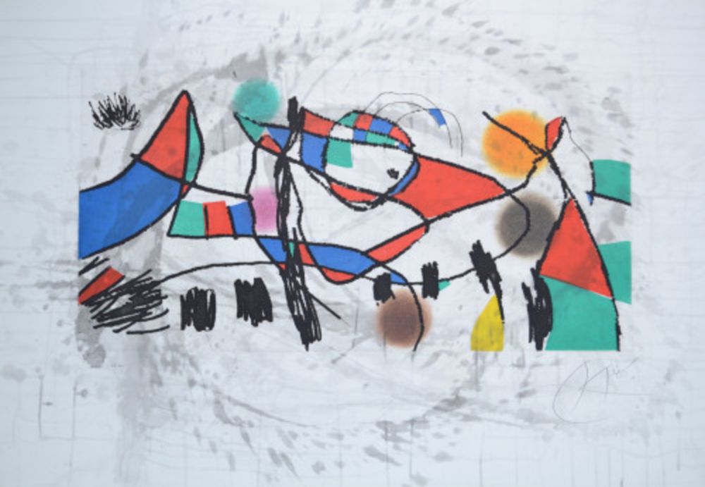 Incisione Miró - Gravure Pour Un Exposition - D606