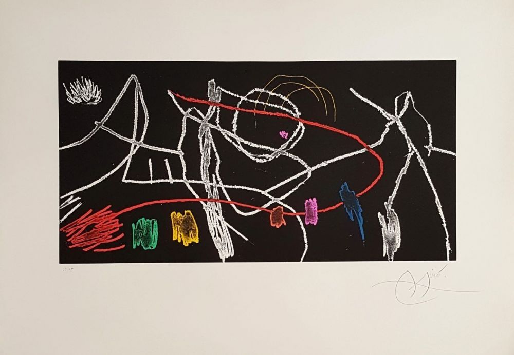 Incisione Miró - Gravure pour une exposition