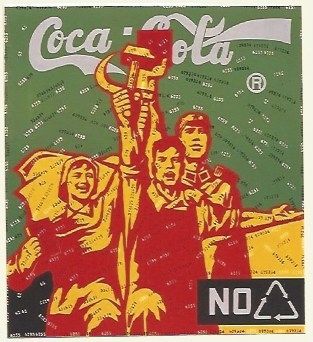 Litografia Guangyi - Great criticism - Coca Cola