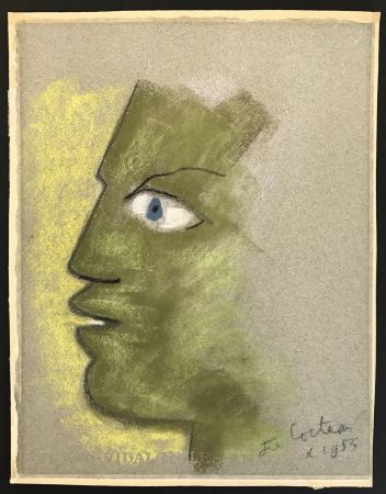 Non Tecnico Cocteau - Green Profile on Grey Background
