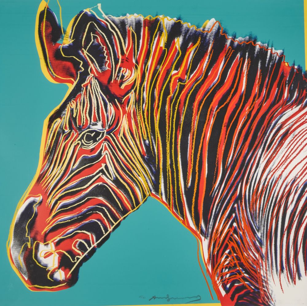 Serigrafia Warhol - Grevys Zebra (FS II.300)