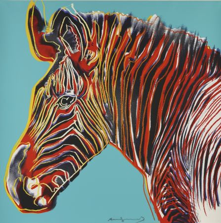 Serigrafia Warhol - Grevys Zebra (FS II.300)