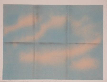 Litografia Goode - Grey Folded Clouds - I Blue and Pink