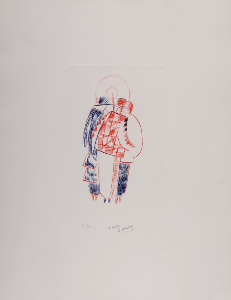 Acquaforte Delaunay - Groupe de femmes, 1978 - Hand-signed