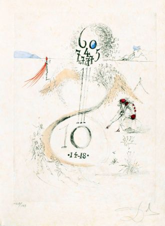 Acquaforte Dali - Guerre de 1914-1918