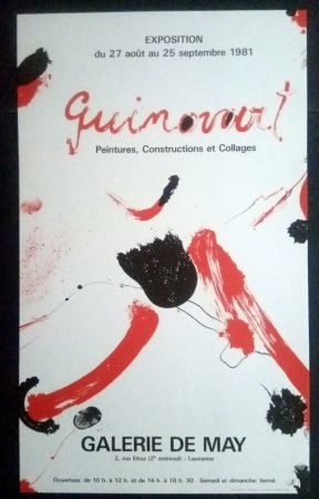 Manifesti Guinovart - Guinovart - Peintures construccions et collages Galeria de May 1981
