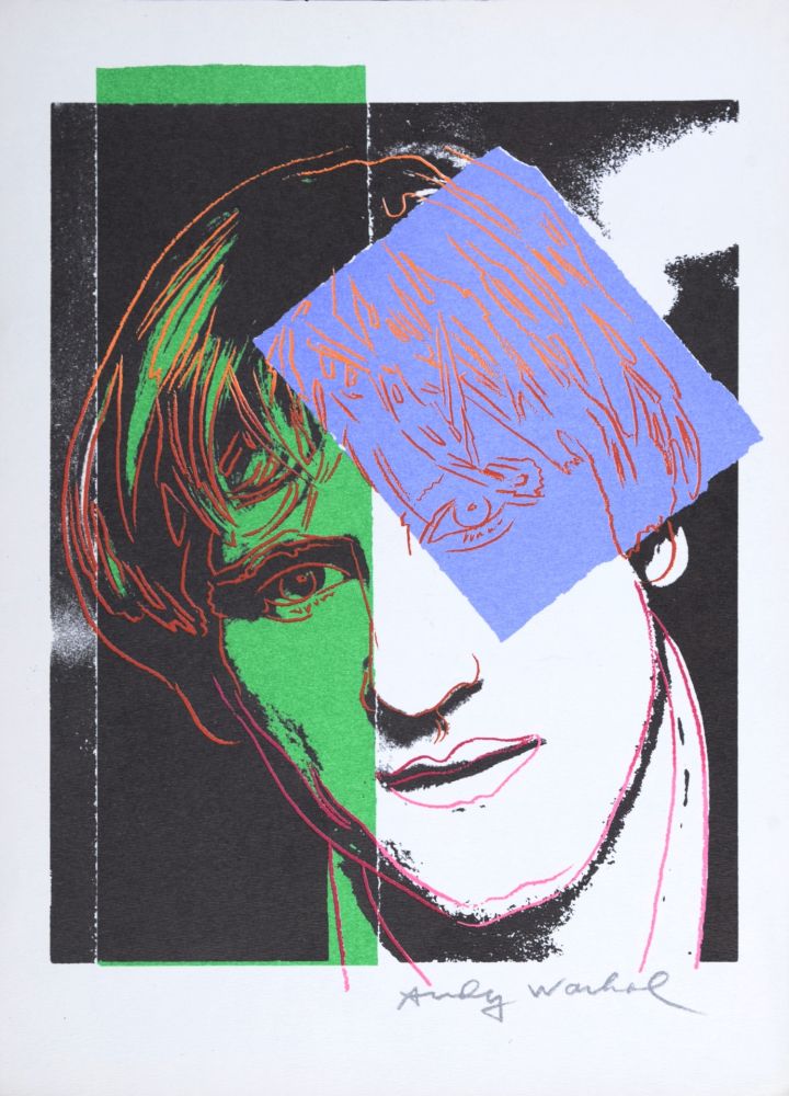 Serigrafia Warhol - Gérard Depardieu, 1986