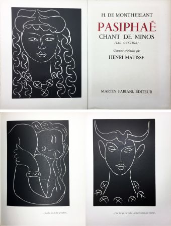 Libro Illustrato Matisse - H. de Montherlant: PASIPHAE.  148 gravures originales d'Henri Matisse (1944)