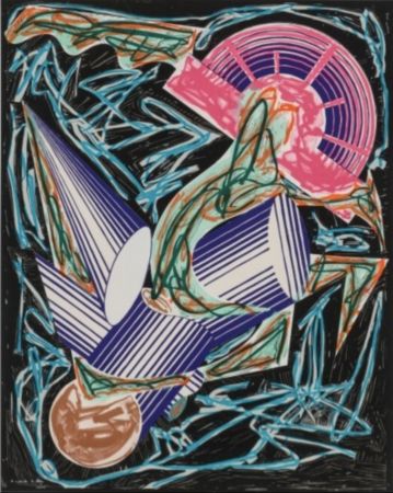 Multiplo Stella - Had Gadya: Front Cover, from Illustrations after El Lissitzky's Had Gadya