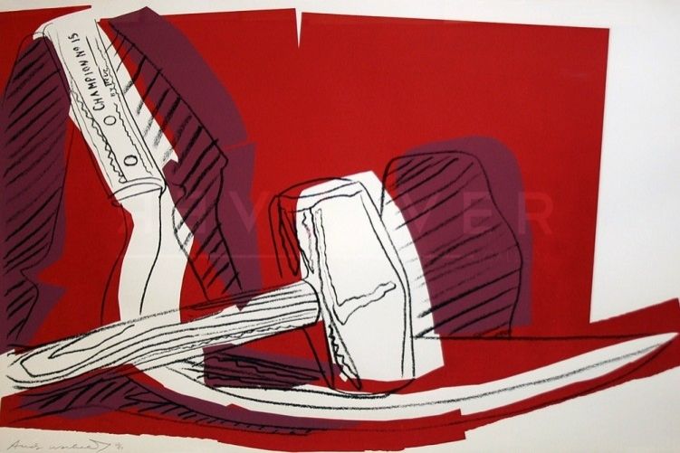 Serigrafia Warhol - Hammer and Sickle (FS II.162)