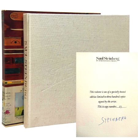Libro Illustrato Steinberg -  Hand-Signed artbook, New York 1978 - Saul Steinberg [Signed, Limited] Steinberg, Saul (art) and Harold Rosenberg (text)