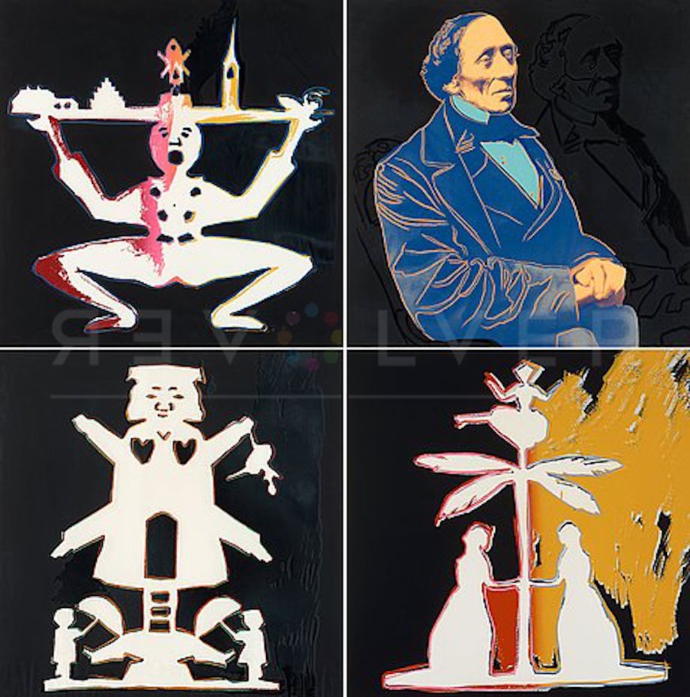 Serigrafia Warhol - Hans Christian Andersen Complete Suite (FS II.398-II.401)