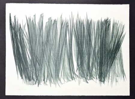 Litografia Hartung - Hans Hartung (1904 - 1989) - L 106 - Lithograph on BFK Rives paper - 1963