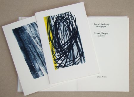 Libro Illustrato Hartung - Hans Hartung 6 Lithografien & Ernst Jünger Gedanken