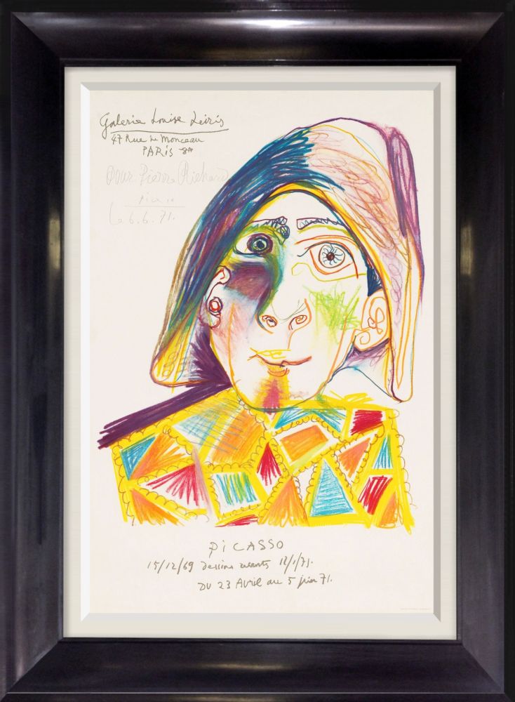 Litografia Picasso - Harlequin