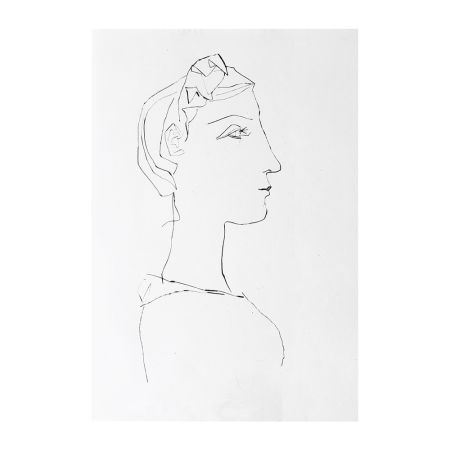 Incisione Picasso - Head of a Woman in Profile
