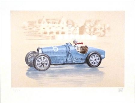 Litografia Lavictoire - Helle Nice - Bugatti